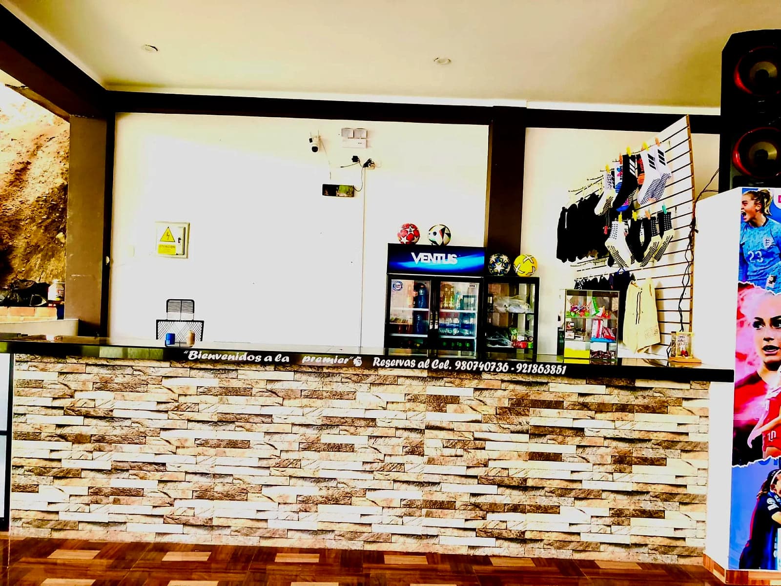 Tienda y bebidas